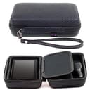 Digicharge Black Hard Carry Case For Garmin DriveSmart 66 65 60LM 61 LMT-S Drive 60LM 61 LMT-S Dezl LGV610 CamperVan Fleet 660 670V 670 Camper 660LMT-D With Accessory Storage and Lanyard - 1