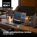 M-AUDIO BX4 - Casse attive Monitor da Studio per PC Amplificate 120 W 4,5" da Scrivania per gaming, produzione musicale, streaming e podcast (coppia) - 7