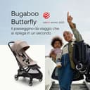Bugaboo Butterfly Passeggino da Viaggio Ultracompatto, Piccolo e Leggero, Si Chiude in 1 Secondo, Passeggino da Città Ergonomico e Spazioso, da Neonato a Bambino, Guida Comoda, Desert Taupe - 2