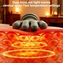 4D NackenmassagegeräT Kabellos, Neck and Cervical Massage, MassagegeräT 4D HäNde, 3 Massagegrade & 2 Temperaturstufen, NackenmassagegeräT Mit WäRme, Geschenke FüR Familie & Freunde (grundlegend) - 3