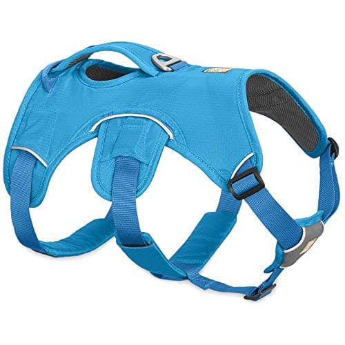 Ruffwear Web Master Multi-Use Dog Harness, Rugged Environments, Working Dogs, Medium Breeds, Adjustable Fit, Size: XX-Small (33-43 cm), Blue Dusk