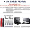 Feilifan 24 PCS Accessories Kit for Roborock S8 MaxV Ultra/ S8 Max Ultra Robot Vacuum Cleaner, Replacement Parts Main Brush, Side Brush, Washable Filter, Mop Cloths, Dust Bags - 9