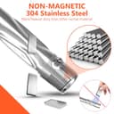 GFTIME 45,3 cm Edelstahl Brenner & 38,9 cm Flavorizer Bar Set, Ersatzteile für Weber Spirit 310, 320, 330, 335 (2013-Current), Spirit II E-310 S-310 Serie (mit vorderen Brennerknöpfen) - 3