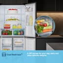 Fridgemaster MQ79394EB Freestanding American 4 Door Fridge Freezer 427L, Total No Frost, Inverter compressor, Black, 64.3D x 79.4W x 181.6H cm, E Rated - 10