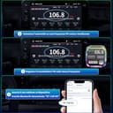 GizmoVine Trasmettitore FM Bluetooth Auto, Kit Vivavoce Telefono, USB C QC PD 36W Adattatore Accendisigari, Cassa Ricevitore Parrot connettore, Car Radio MP3 Transmitter, Musica Macchina Accessori - 6