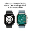 Apple Watch Ultra 3 GPS + Cellular, Cassa 49 mm in titanio nero con Trail Loop nero/cenere - M/L - 5