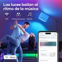 Linkind Matter Smart RGBTW Bombilla, WiFi LED E27, Bombilla Multicolor RGB/RGBTW 1800K-6500K, Compatible con Alexa Google Home, 9W equivalente a 60W, paquete de 4 - 4