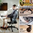 VALKENSTOL M2 Bürostuhl Ergonomisch Testsieger, Einstellbarer für maximale Bewegungsfreiheit, Rückenfreundliche Bürostühle, Lendenwirbelstütze Schreibtischstuhl für Büro und Home Office Chair - 6
