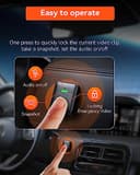 VANTRUE Wireless Remote Controller for N5, N4 Pro, N2X, S1Pro, E1, E2, E3 Dash Cam to Lock the Video, Snapshot and Turn on Microphone on/off - 2