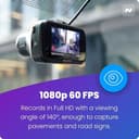 Nextbase 322GW Dash Cam Front and Rear In Car Camera- Full 1080p/60fps HD - WiFi Bluetooth GPS- SOS Emergency Response, Intelligent Parking Mode, G-Sensor- 280° / 360 Dual 6 Lane Wide Recording - 6