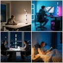 Electight Desk Lamp RGB Smart IC, 360° Foldable LED Table Lamp, 16 Million DIY Colors Bright Light, Music Sync, Dimmable,Timer Setting for Living Room, Gaming Room, Bedroom - 8