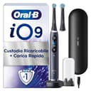Oral-B Spazzolino Elettrico Ricaricabile iO 9 Nero Edizione Limitata, 1 Spazzolino Elettrico Oral B, 1 Testina Di Ricambio, Custodia Da Viaggio, Astuccio Magnetico - 1