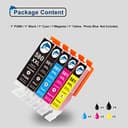 GoToners XXL Patronen Kompatibel für Canon 580 581 Druckerpatronen PGI-580 CLI-581 für Canon Pixma TR8550 TS705 TS6350 TS6350a TS705a TS6351 TS6250 TS6150 TS9550 TS6151 TS6251 TR8500 TR7550 (5er-Pack) - 2