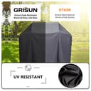Grisun 7138 - Copertura Premium per griglia a gas Weber Spirit II 200 Series, Spirit 210, Spirit II E210 - 5