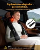 KNQZE® Masajeador cervical y espalda, 2026 4D shiatsu masajeador cuello con calefacción, Masaje 4D shiatsu de amasamiento profundo, Relájese y descanse, Regalos para mujer hombre mama papa - 5