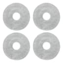 Set Mocio Panni di Ricambio per Aspirapolvere Dreame L10 Ultra/ L10S Pro/ L10S Ultra/ L10S Pro Ultra Heat/ L10 Prime/ L20 L30 L40 L50 X30 X40 X50 Ultra/Mova E30 V50 Ultra P10 P50 Pro Ultra (4 Panni) - 1