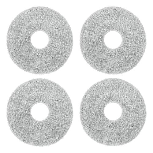 Set Mocio Panni di Ricambio per Aspirapolvere Dreame L10 Ultra/ L10S Pro/ L10S Ultra/ L10S Pro Ultra Heat/ L10 Prime/ L20 L30 L40 L50 X30 X40 X50 Ultra/Mova E30 V50 Ultra P10 P50 Pro Ultra (4 Panni)