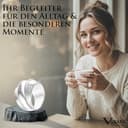 Vinani Damenring, 925 Sterling Silber – breites 3-Band-Design mit mattierter und polierter Oberfläche, handgefertigter zeitloser Schmuck für Frauen, stilvoll und elegant, angenehmer, Größe60 RDB60 - 3