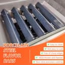 GFTIME 43.4cm Porcelain Steel Flavorizer Bars for Weber Genesis II/LX 300 Series II E-310, II E-330, II E-335, II S-335, II LX S/E-340 (2017 and Newer) Gas Grills, Heat Plates for Weber 66032/66795 - 7