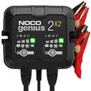 NOCO GENIUS2X2: Caricabatterie Intelligente 4A 2 Canali (2A/Canale) 6V/12V – Mantenitore di Carica e Desolfatatore con Protezione da Sovraccarico e Compensazione Termica – Per Batterie Piombo e Litio - 1