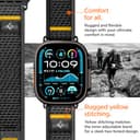 Spigen Cinturino Athlex Air Compatibile con Apple Watch Ultra 3/2/1 49mm, Series 11/10 46mm, Series 9/8/7-4/SE 45mm, 44mm - Nero attivo - 8