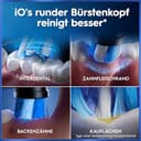 Oral-B iO Series 5 Elektrische Zahnbürste Doppelpack — Electric Toothbrush, Inkl. 2 Aufsteckbürsten und Reise-Etui — 5 Putzmodi für Zahnpflege, Zahnbürste Elektrisch, Designed by Braun, Schwarz/Weiß - 12
