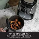 Ninja Air Fryer MAX, 5.2L, 6-in-1, Uses No Oil, Air Fry, Max Crisp, Roast, Bake, Reheat, Dehydrate, Family Size, Digital, Cook From Frozen, Non-Stick, Dishwasher Safe Basket, Grey & Black, AF160UK - 6