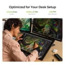 HUION Kamvas Pro 24 Gen 3 Tavoletta Grafica con Schermo, PenTech 4.0, 4K UHD da 23,8 pollici, 16384 livelli di sensibilità alla pressione, gamma cromatica al 99%, dotata di doppia penna passiva - 4