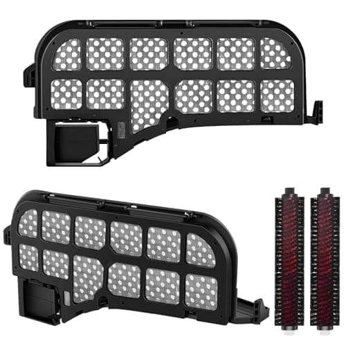 XZMCAT 2× Filtros de Agua & 2× Cepillos de Limpieza Compatibles con Roborock S8 Pro Ultra / S8 MaxV Ultra / S8 – Accesorios Roborock, Repuestos, Kit de Filtros para Estación de Lavado