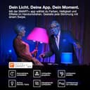 Osram SMART+ LED-Lampe Globe 125 Filament E27, RGBW, Matter-kompatibel, WiFi, steuerbar per App und Sprachassistenten, Multicolor, dimmbar - 6