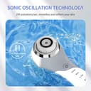 COSBEAUTY Spazzola Pulizia Viso Ultrasuoni, Skincare Professionale, Impermeabile, Ricaricabile Wireless, Elegante, Morbido, 3 Testine per Tutte le Pelli - 2