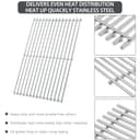 Spirit II E-310 Grill Replacement Parts 7639 Grates 7636 Flavorizer Bars for Weber Spirit and Spirit ii 300 Series Grills Parts with Front Control E310 E330 E-310 E-330 S-315 E-315 E315 SP310 SP320 - 7