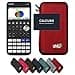 CALCUSO Economy Pack: Casio FX CG50 Graphic Calculator and WYNGS Protective Case in Red - 1