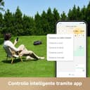 MOVA ViAX 250 Robot Tagliaerba Senza Filo Perimetrale, Consigliato 250m², Mappatura con Assistenza IA, Percorso a U, Rilev Ostacoli Dual Vision, Taglio Bordi Ottimizzato, Terreni Complessi,Ctrl da App - 6