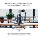 Marantz Professional MPM-1000 - Microfono da studio a condensatore XLR con supporto da tavolo e cavo per podcast, streaming, canto, telelavoro e giochi - 2