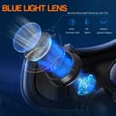 FIYAPOO Occhiali VR 3D per Smartphone, 3D Visore Realtà Virtuale, HD VR per Film & Giochi, Compatibile con la Maggior parte degli Smartphone (4,7-6,7 Pollici). Regalo di Natale Perfetto. - 4