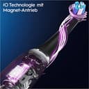 Oral-B Cepillo de dientes eléctrico iO Series 10, 7 modos de limpieza, cuidado dental, iOSense, pantalla a color y estuche de viaje de carga, diseñado por Braun, Stardust White - 3