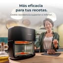 Cecotec Freidora de Aire sin Aceite 6,5L con Doble Resistencia Cecofry&Grill Duoheat 6500 Plus. 2200W, Air Fryer, Grill y Plancha, Pizzas, Ventana Visualización, 12 Menús, Temperatura 40-200°C - 4