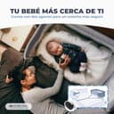 Mobiclinic® Kids, Cuna colecho, 2 en 1, Moon, Correas de fijación a la Cama, Regulable 5 Alturas, Bolsa Transporte, Incluye Ruedas, Malla Transpirable, Ángulo, Base Acolchada - 3