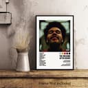 Theissen The Weeknd After Hours Poster Album cover poster - Matte poster da parete Frameless Gift 11 x 17 inch(28cm x 43cm) - 5