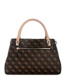 GUESS Women's Noelle Ii Luxury Satchel, Crossbody, Brown Logo, One Size - 4