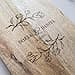 Personalised Mango Wood Chopping Board with Engraving - Wedding Gift, Name and Date Engraving with Natural Oiling Rustic Design - 2