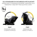 Kinderkraft I-GROW Seggiolino auto 0-36 kg, I-SIZE 40-150 cm, Seggiolino 360 girevole, con Isofix Base, Reclinabile Posizione sdraiata, Poggiatesta regolabile, Gruppo 0 1 2 3, Grigio - 2