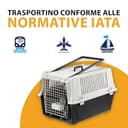 Ferplast Trasportino per cani di taglia media ATLAS 40 PRO, Box per trasporto animali, Porta in acciaio plasticato, Sistema di chiusura di sicurezza, Griglie per l'aerazione, 49 x 68 x h 45,5 cm - 5