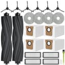 RUKHOOL L20 Ultra Zubehör für Dreame L20 Ultra Complete / L20 Ultra Ersatzteile Zubehörset mit 2 Hauptbürste, 4 Staubbeutel, 6 Seitenbürsten, 4 Wischtücher, 4 Filter, 1 Reinigungsbürste - 9