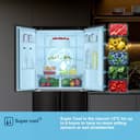 Fridgemaster MQ79394EB Freestanding American 4 Door Fridge Freezer 427L, Total No Frost, Inverter compressor, Black, 64.3D x 79.4W x 181.6H cm, E Rated - 11