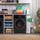 Cecotec Lavadora 10Kg de Carga Frontal Bolero Dresscode 10500 Inverter Steel A. 1950W, 1400 rpm, Motor Inverter Plus, Bajo Consumo, 16 Programas, Lavado con Vapor, Delay Start, Acero - 3