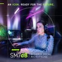 Shure SM7dB Micrófono dinámico para retransmisiones, podcasts y grabación, Amplio Rango de Frecuencias, Sonido cálido y Suave, construcción sólida, Paravientos Desmontable - Negro - 8