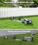 YARDCARE N1600PRO Robot Cortacésped Perimetral sin Cables,RTK+AI Vision, Recomendado 1600m²,Gestión multizona, trayectoria en Forma de U, evitación automática de obstáculos - 9