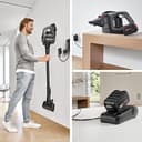 Bosch Akku-Staubsauger Unlimited 8 BSS825MULT, kabellos, HEPA-Filtersystem, 10 Jahre Motorgarantie, hohe Saugkraft, Lange Laufzeit, austauschbarer 5.0 Ah Akku, Schnellladegerät, Mini-Turbo-Düse, grau - 12